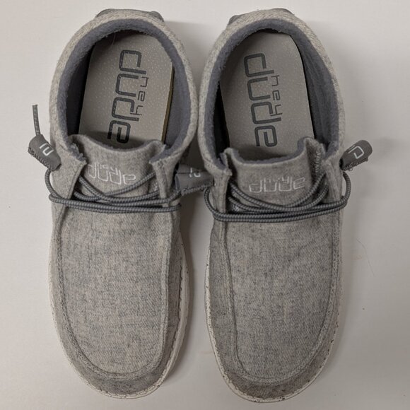 Hey Dude Cindy Slip-On Shoes in Light Grey - Picture 3 of 16